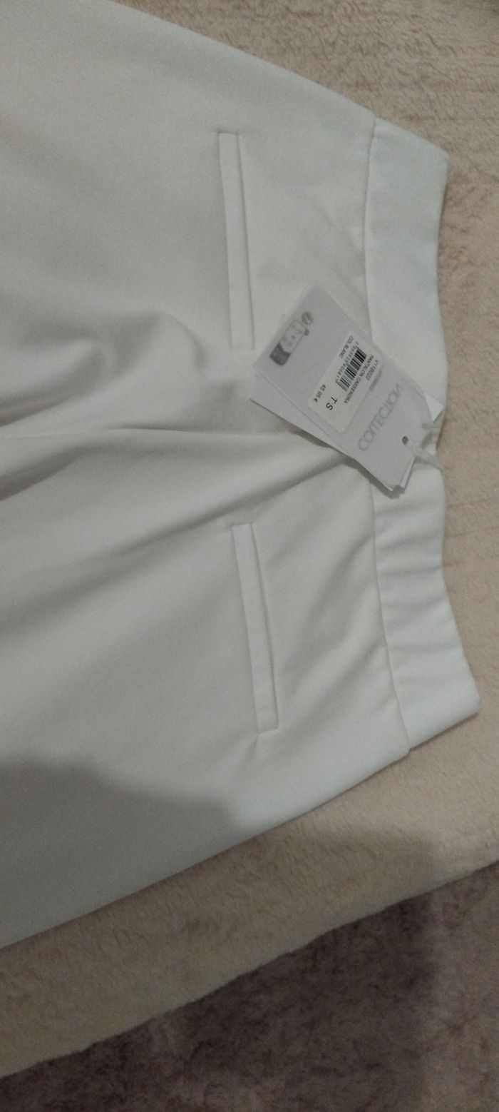 Pantalon cassandra blanc les petites bombes neuf - photo numéro 4