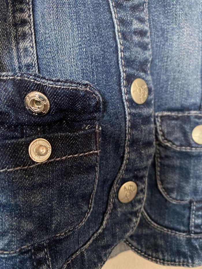veste en jeans fille 6 mois obaibi - photo numéro 6