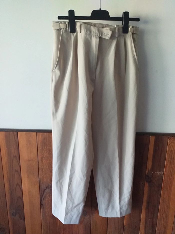 Pantalon réglable beige