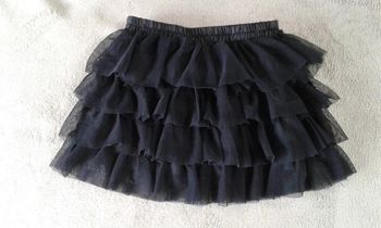 Jupe froufrou noire In extenso 6 ans