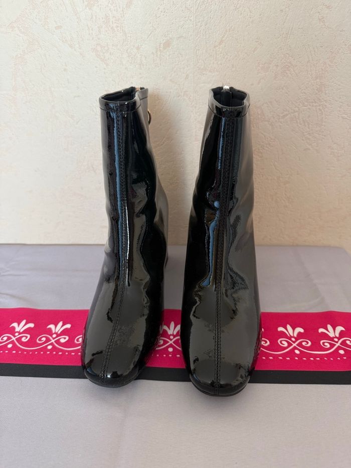 Bottines noir vernis neuves Eram 36 - photo numéro 6