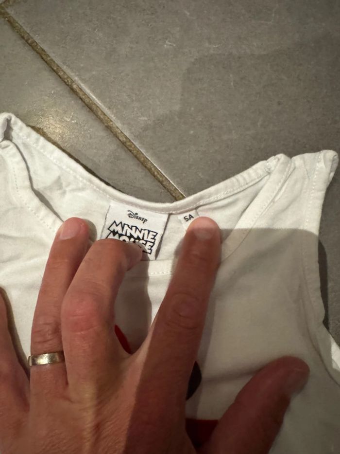 Débardeur - Disney / Minnie Mouse - Minnie’s tropical Adventure - Blanc- 5 ans - photo numéro 2