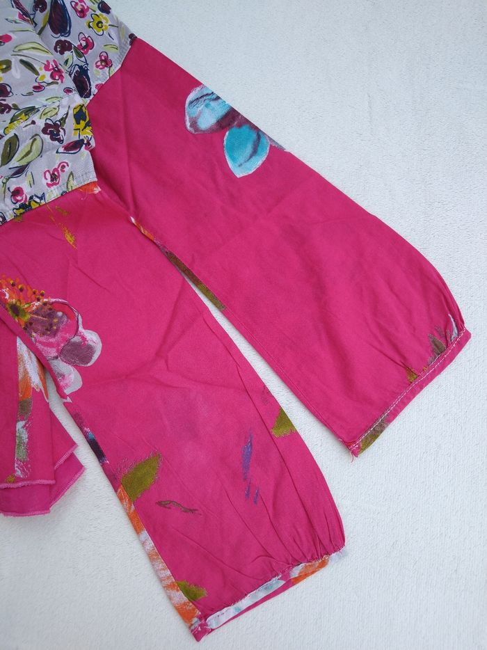 Blouse fleurie fille Catimini 8 ans - photo numéro 6