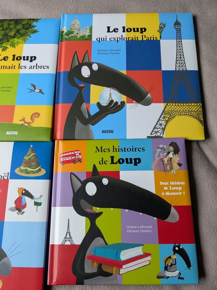 Lot de 4 livres Le Loup Auzou - photo numéro 3