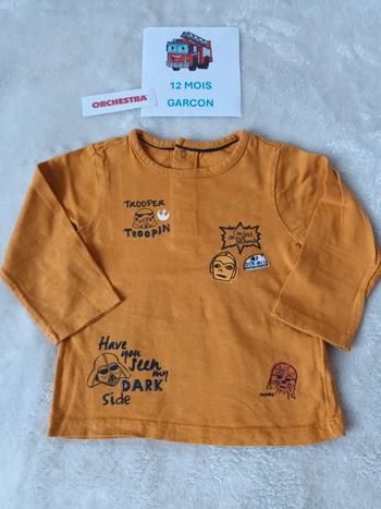 Tshirt star wars 12 mois orchestra