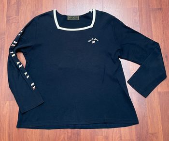 Teeshirt bleu marine manches longues
