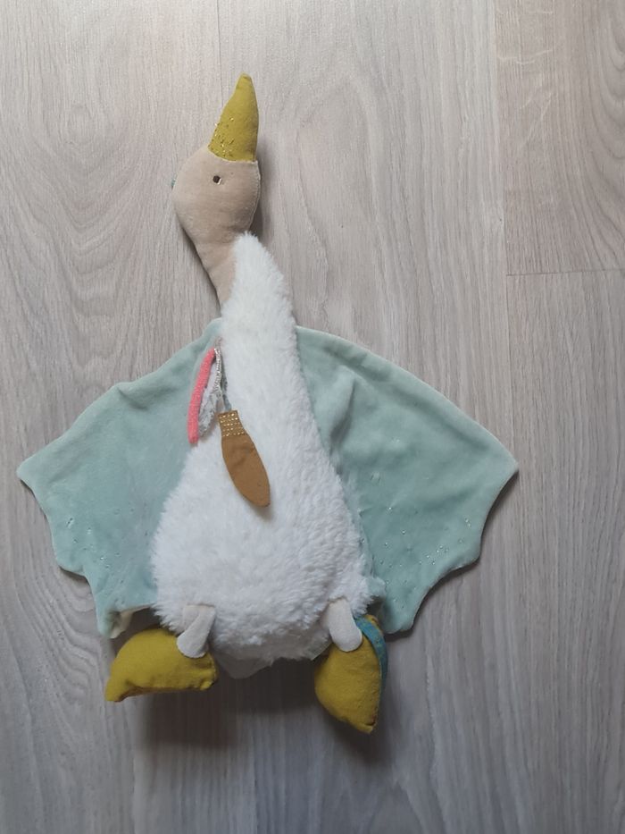 Doudou plat oie olga collection Le Voyage d’Olga moulin roty