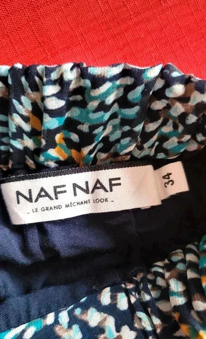 Jupe doublée fleurie Naf Naf Taille 34 - photo numéro 6