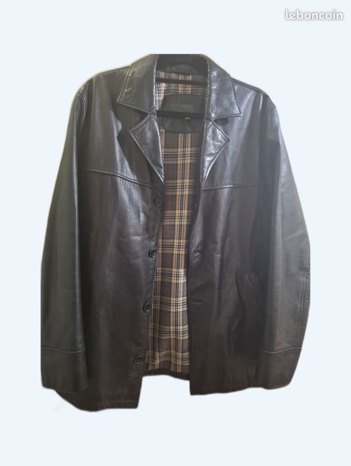 Veste en Cuir Zara - photo numéro 4