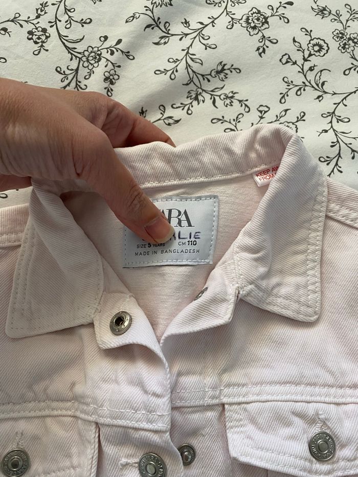 Veste en jean Zara - photo numéro 2