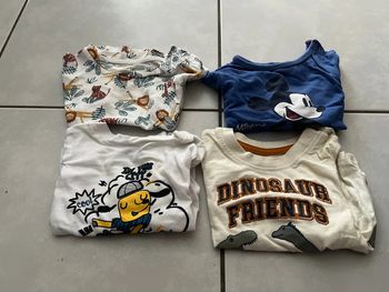 lot de 4 t shirt