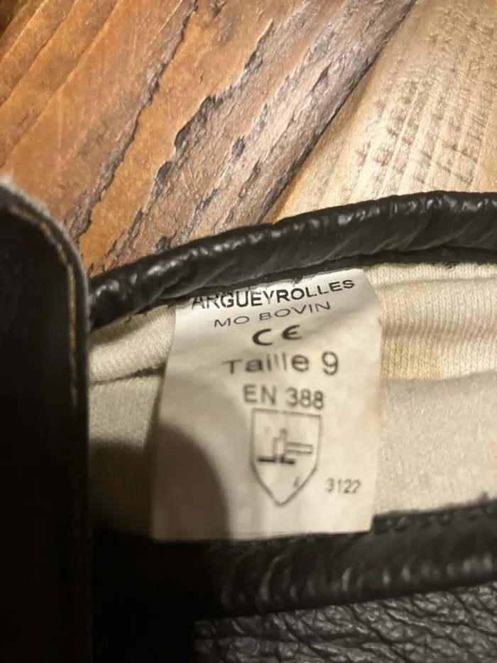 Gant en cuir taille 9 - photo numéro 3