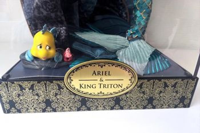 Poupée édition limitée Fairytale Ariel et Triton Disney NEUVE - photo numéro 12