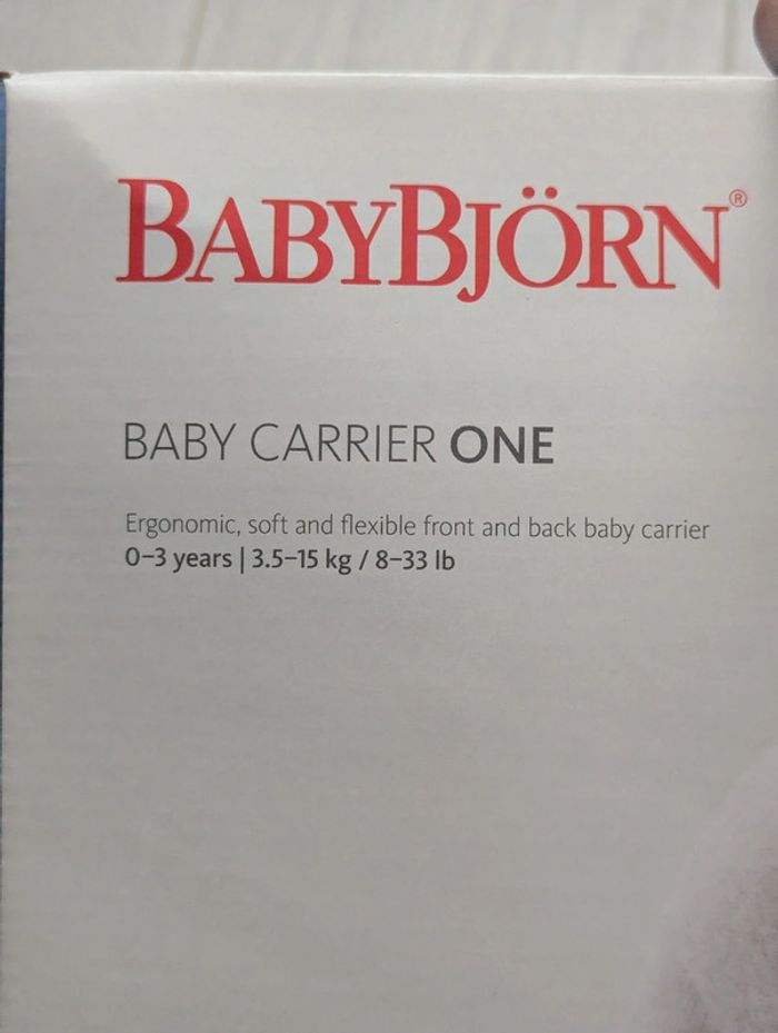 Porte bébé babybjorn bleu jeans - photo numéro 8