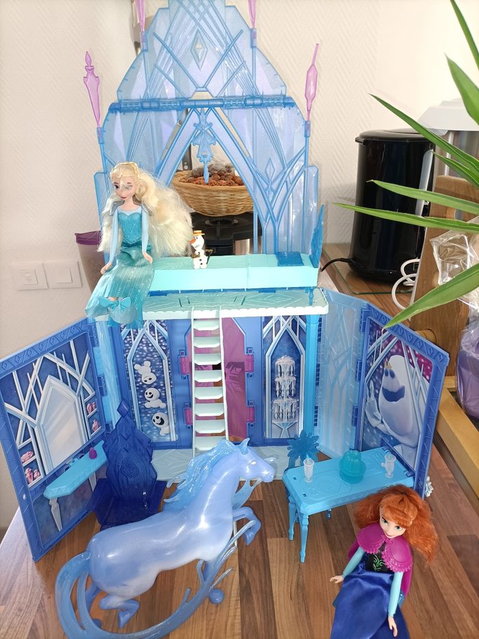 Château Palais des Glaces Reine des Neiges+ Elsa + Olaf + Anna + Nok le cheval - photo numéro 6