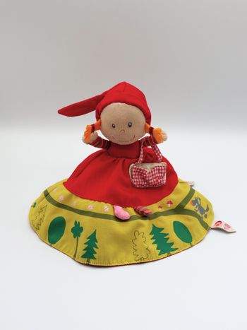 Doudou réversible 3 en 1 chaperon rouge LILLIPUTIENS peluche grand-mère loup