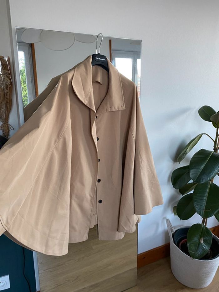 Poncho style trench