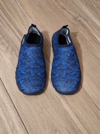 Chaussures chaussons aquatique plage piscine pour enfants Mixte dinosaure bleu