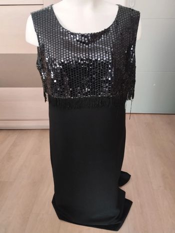 Robe habillée taille 44 création Mparis noire