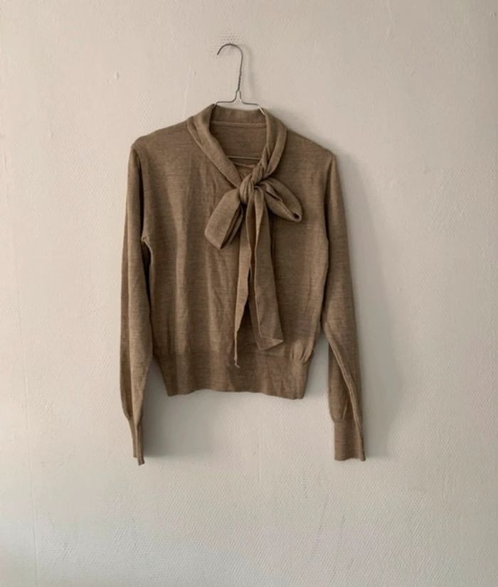 Blouse beige femme taille 38