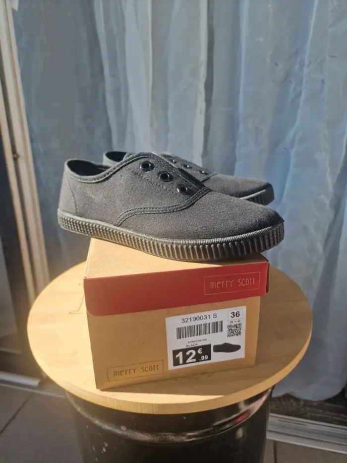 Petites baskets sans lacets Noir T.36