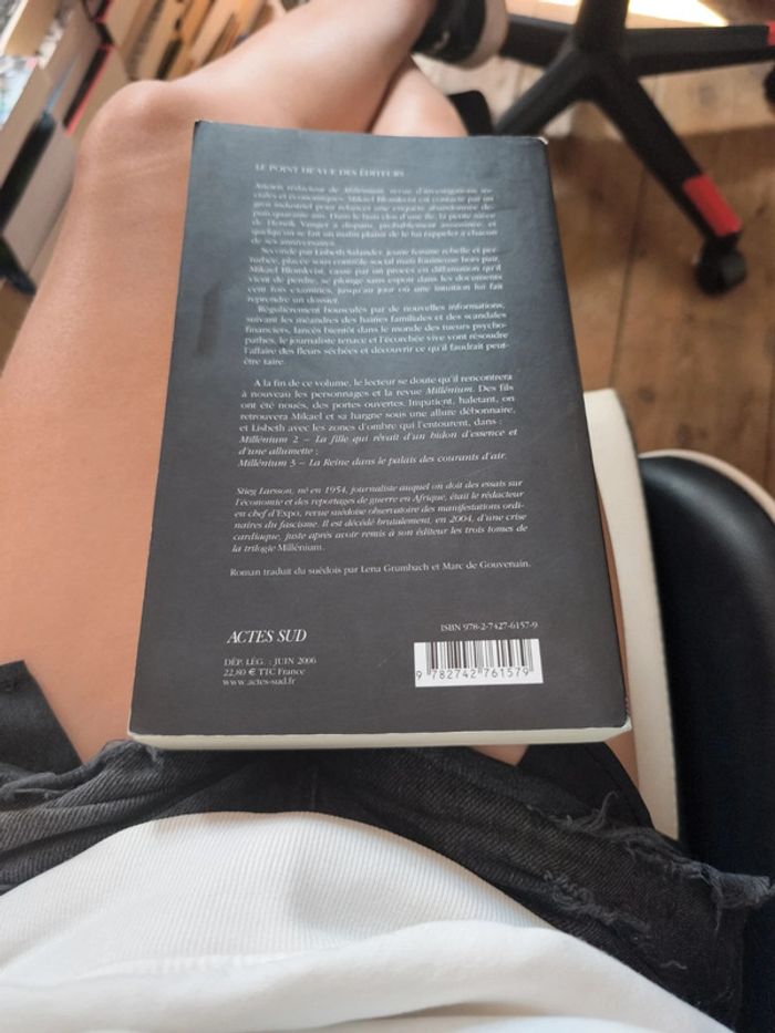 Les hommes qui n'aimaient pas les femmes - Stieg Larsson - photo numéro 2