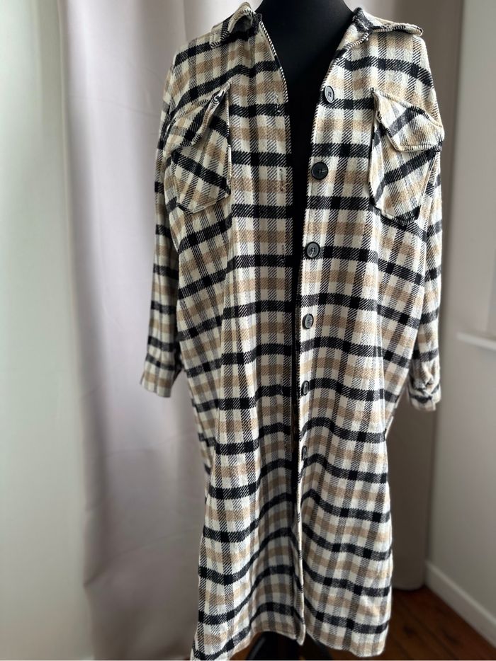 Long manteau taille unique
