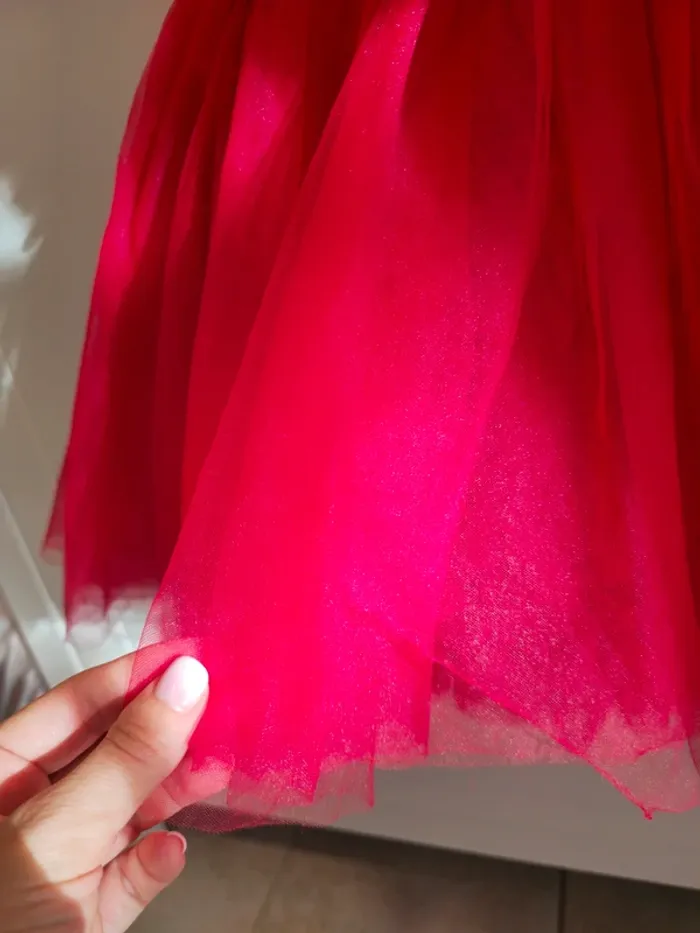 Robe rouge Noël Tape à l'œil 3 ans - photo numéro 4