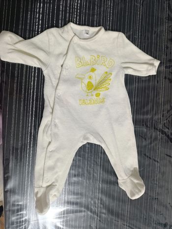 Pijama velours bébé mixte 3 mois