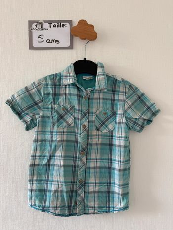 Chemise manches courtes - taille 5 ans 🌼