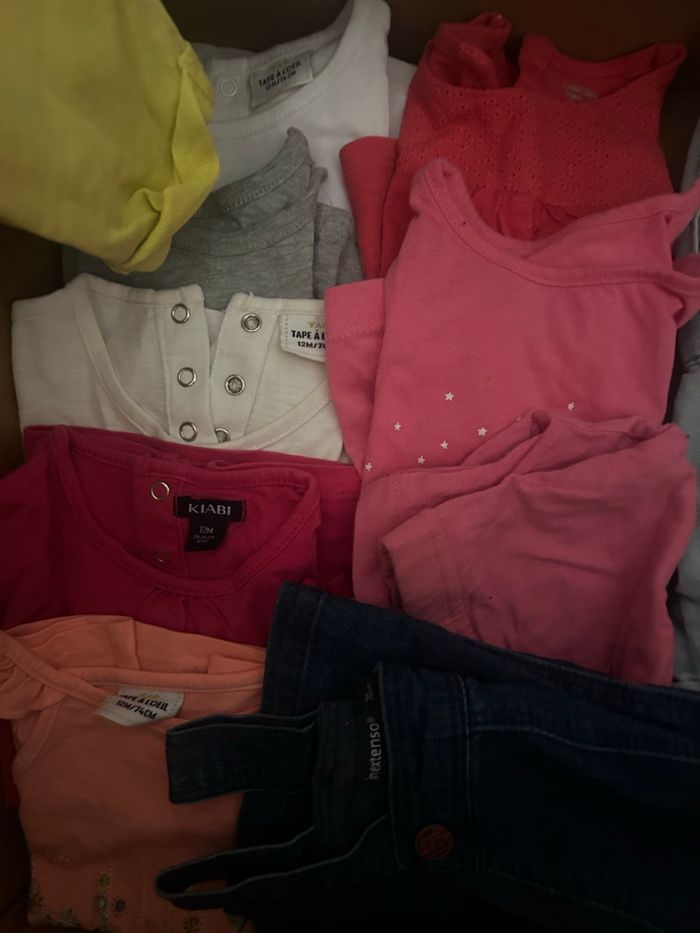 Lot 20 pièces été fille 12 mois - photo numéro 4