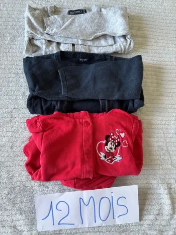 Lot de 3 gilets léger fille