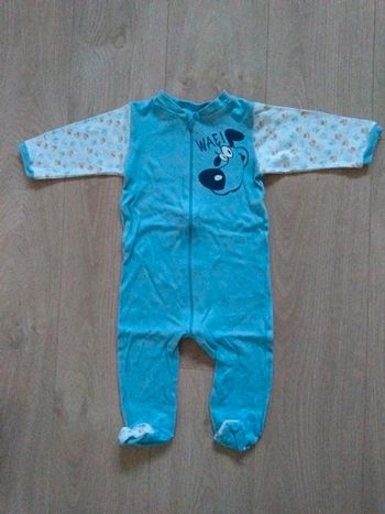 Pyjama bleu coton Pretty Baby 15-24 mois
