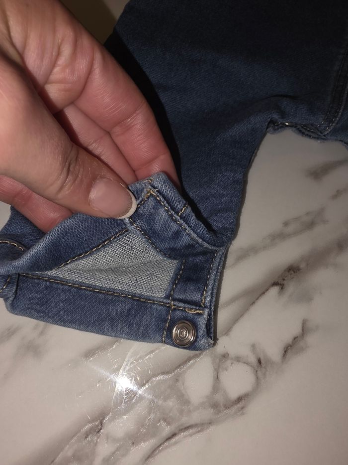 Salopette jeans f - photo numéro 3