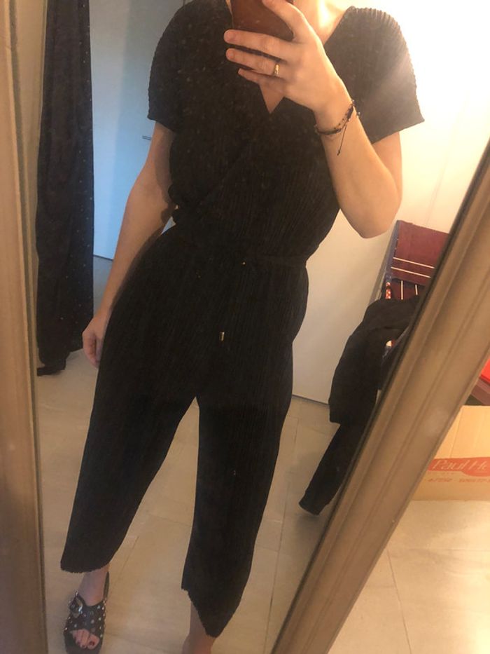 Combinaison fluide casuale noir bershka - photo numéro 3