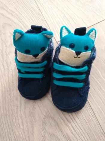 Chaussons baskets naissance Kiabi