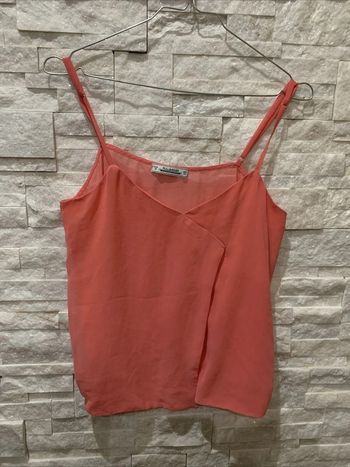 Haut Tshirt fluide corail Pull&Bear TM