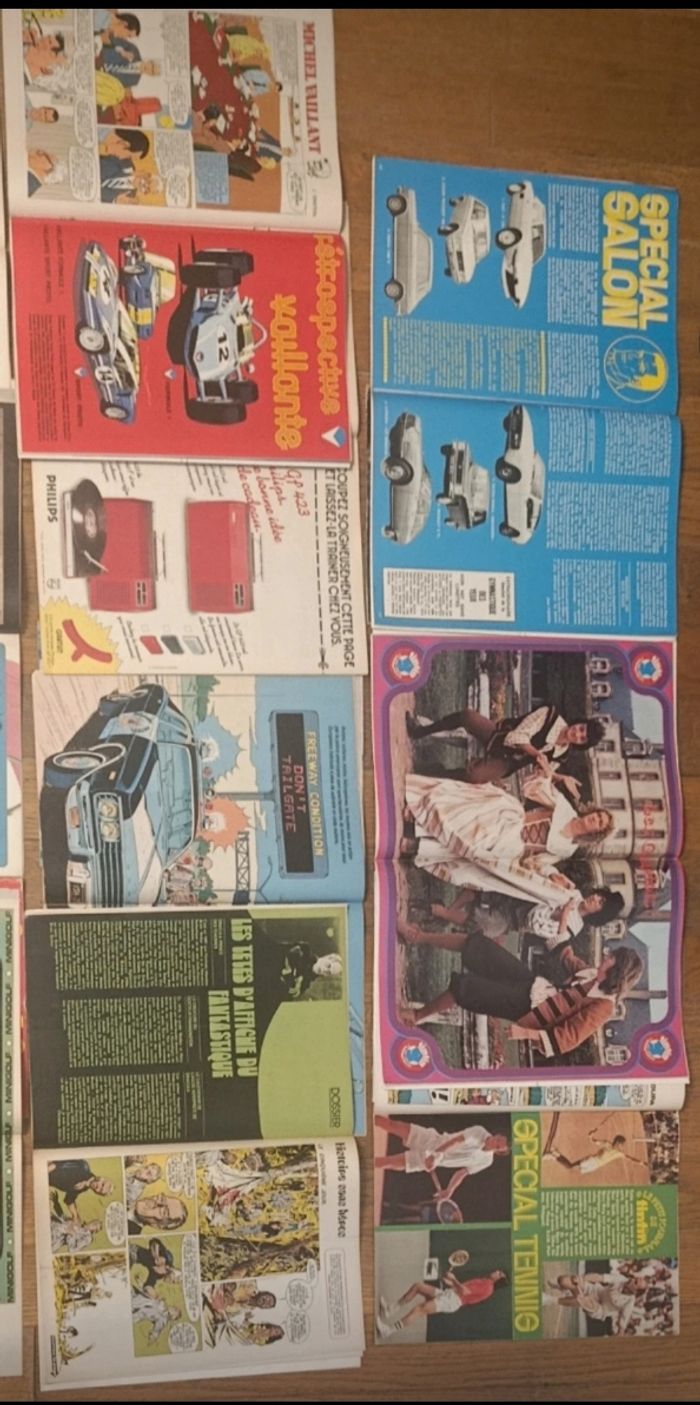 Lot de 18 anciens magazines Tintin années 70 vintage - photo numéro 4