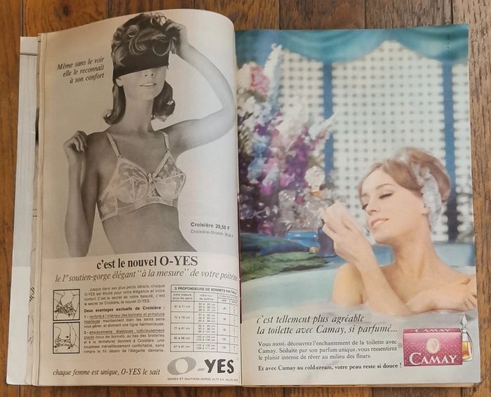 Ancien magazine Mode et travaux 1966 avec 3 patrons + supplément n°784 vintage - photo numéro 3