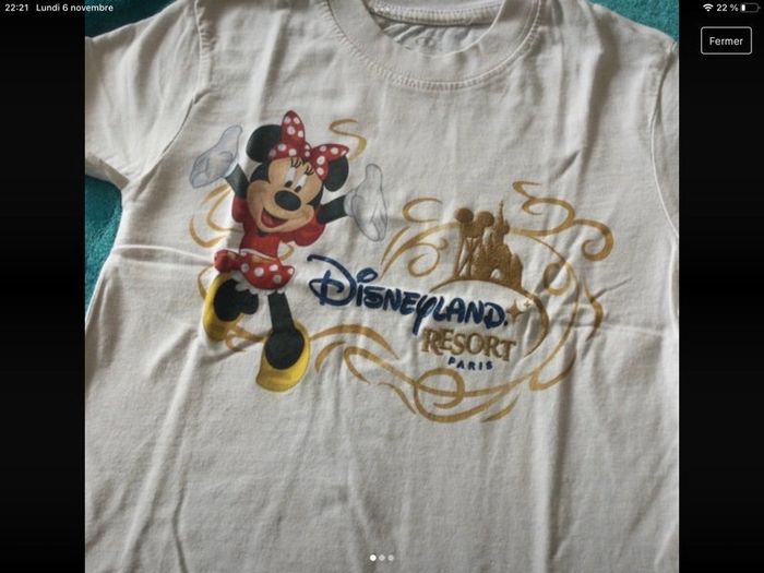 tee shirt disneyland 2 ans tbe
