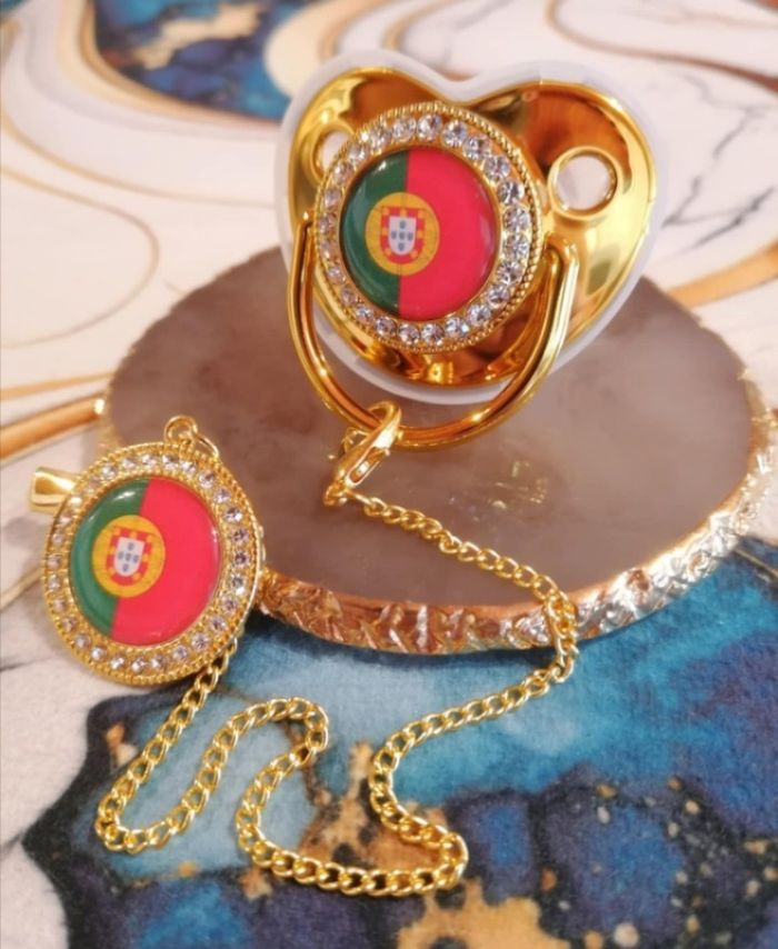 Tétine drapeau Portugal - photo numéro 2