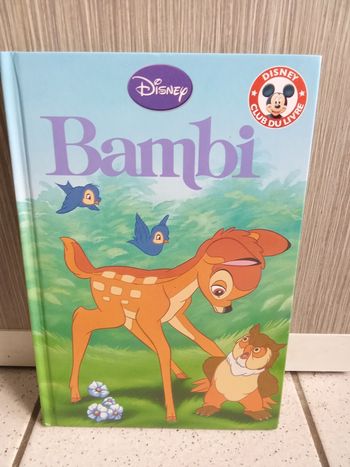 Livre Disney club du livre bambi