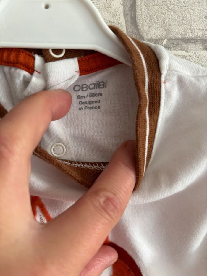 Tee shirt obaibi taille 6 mois - photo numéro 2