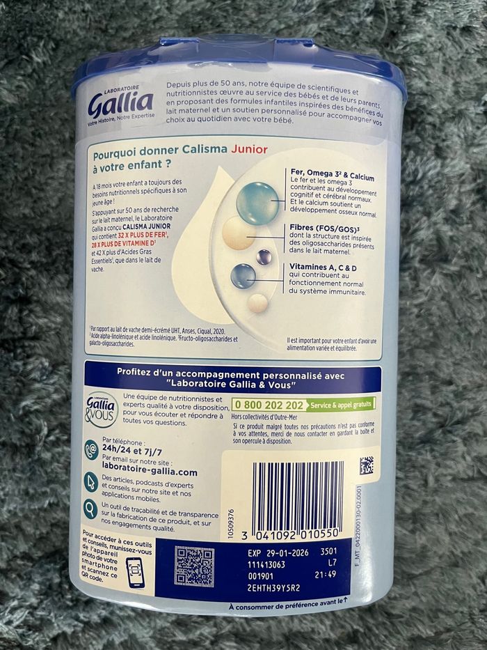 3 boîtes de lait 4ème âge. - photo numéro 4