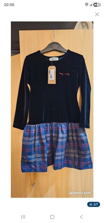 Jolie robe de soirée neuve t 5 ans jean le bourget