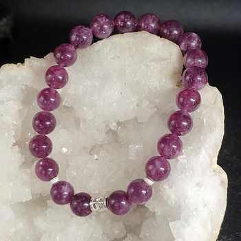 Bracelet en lepidolite 🤩