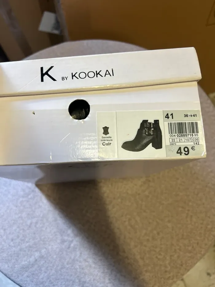 Bottine Kookai avec talon neuf jamais mis taille 41 - photo numéro 6