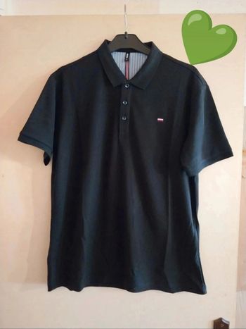 Polo noir homme T : L
