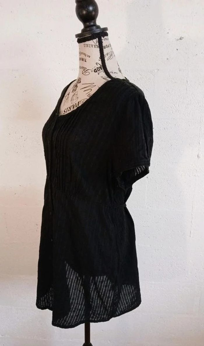 🖤 Blouse noire longue M&S – Taille 46 – Bon état - photo numéro 3