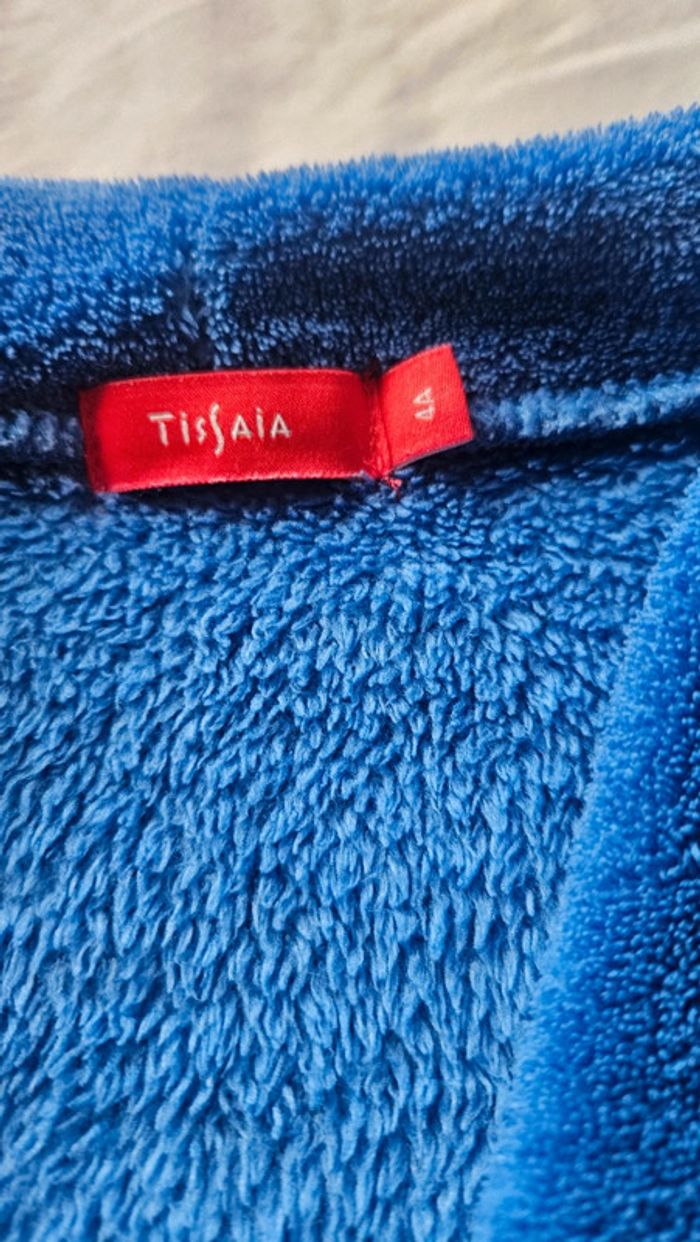 Peignoir bleu garçon Tissaia 4 ans- broderie Karaté Night - photo numéro 3